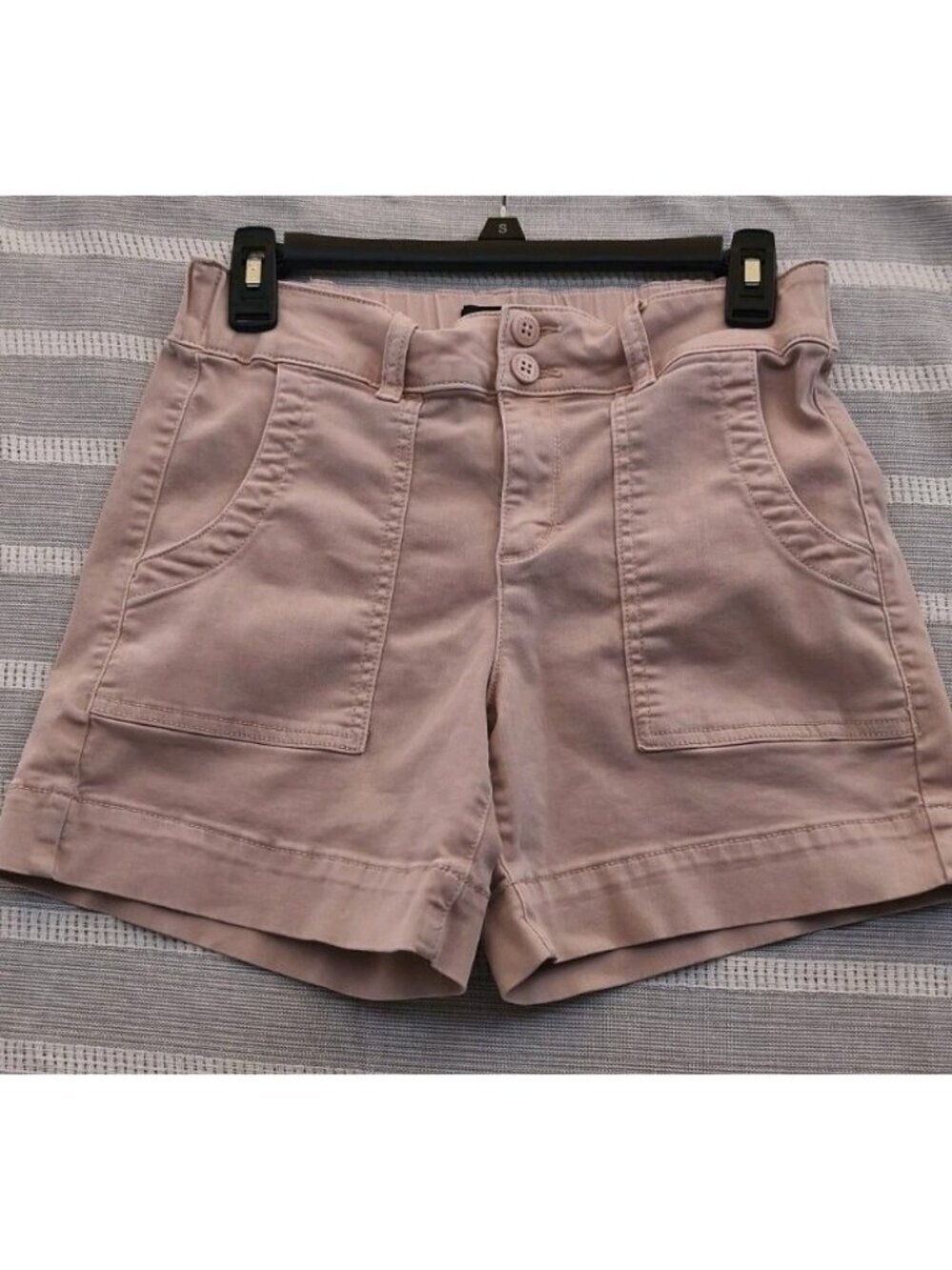 Sanctuary Explorer Patch Pocket Shorts Blush Pink Size 26 High Rise Utility